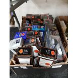 BOX LOT OF BOXED MODEL BUSES