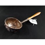 ANTIQUE SILVER TODDY LADLE