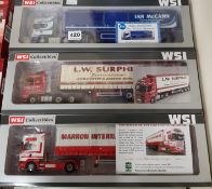 3 X WSI COLLECTABLE MODEL TRUCKS BOXED