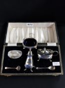 BOCED SILVER CRUET SET