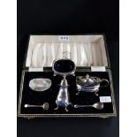 BOCED SILVER CRUET SET