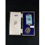 SILVER MASONIC JEWEL