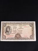 BANKNOTE - IRISH FREE STATE LADY LAVERY £5/PUNT 4.11.35