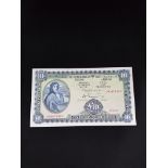 BANKNOTE - LADY LAVERY CENTRAL BANK OF IRELAND £10/PUNT 9.3.70