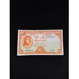 BANKNOTE - IRISH LADY LAVERY 10 SHILLINGS 6.6.68