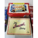 BOXED ROUTEMASTER BUS & CORGI THE SCAMMELL STORY BOX SET