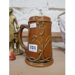 ART NOUVEAU GERMAN TANKARD