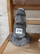 MOAI EASTER ISLAND HEAD STATUE, MADE OF SOLID CONCRETE