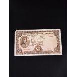 BANKNOTE - LADY LAVERY IRISH FREE STATE £5/PUNT 23.10.28