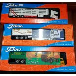 3 X TEKNO MODEL TRUCKS IRISH EDITIONS BOXED