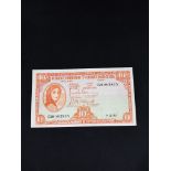 BANKNOTE - IRISH LADY LAVERY 10 SHILLINGS 9.12.38