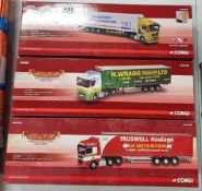 3X CORGI LIMITED EDITION MODEL TRUCKS, BOXED