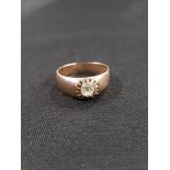 9 CARAT GOLD & DIAMOND RING 3.5 GRAMS