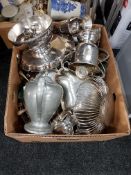 LARGE BOXED GOOD SILVER PLATE