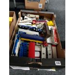 BOX LOT OF MODEL BUSES & TRUCKS