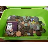 BOX OF COINS