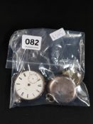 3 SILVER POCKET WATCHES