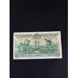 BANKNOTE - BANK OF IRELAND £1/PUNT 'PLOUGHMAN' 24.8.32