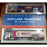 3 X WSI COLLECTABLE MODEL TRUCKS BOXED