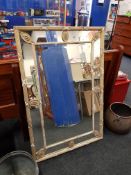 LARGE 19TH CENTURY GILT FRAMED MIRROR