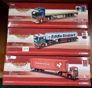 3 X CORGI LIMITED EDITION MODEL TRUCKS BOXED