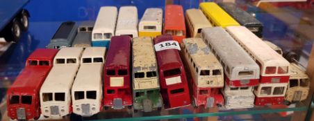 SHELF LOT OF VINTAGE DINKY MODELS