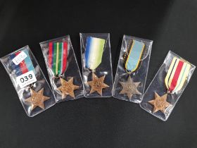 5 VARIOUS MEDALS
