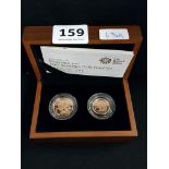 2009 GOLD SOVEREIGN COIN SET - FULL & HALF SOVEREIGN