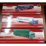 3 X CORGI LIMITED EDITION MODEL TRUCKS BOXED