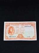 BANKNOTE - IRISH LADY LAVERY 10 SHILLINGS 6.4.33