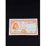 BANKNOTE - IRISH LADY LAVERY 10 SHILLINGS 6.4.33