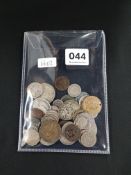 QUANTITY OF COINS INCLUDING SILVER