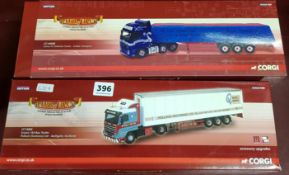 2 RARE CORGI LIMITED EDITION TRUCKS BOXED