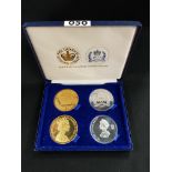 GOLD AND SILVER PLATED JUBILEE COIN SET
