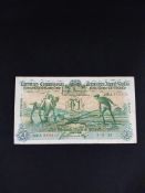 BANKNOTE - PROVINCIAL BANK OF IRELAND £1/PUNT 'PLOUGHMAN' 7.3.39