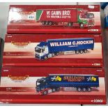 3X CORGI LIMITED EDITION MODEL TRUCKS, BOXED