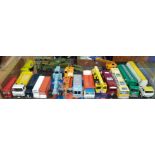 SHELF LOT OF DINKY MODELS