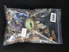 BAG OF COSTUME JEWELLERY