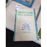GROSVENOR HIGH SCHOOL BOOK 1952