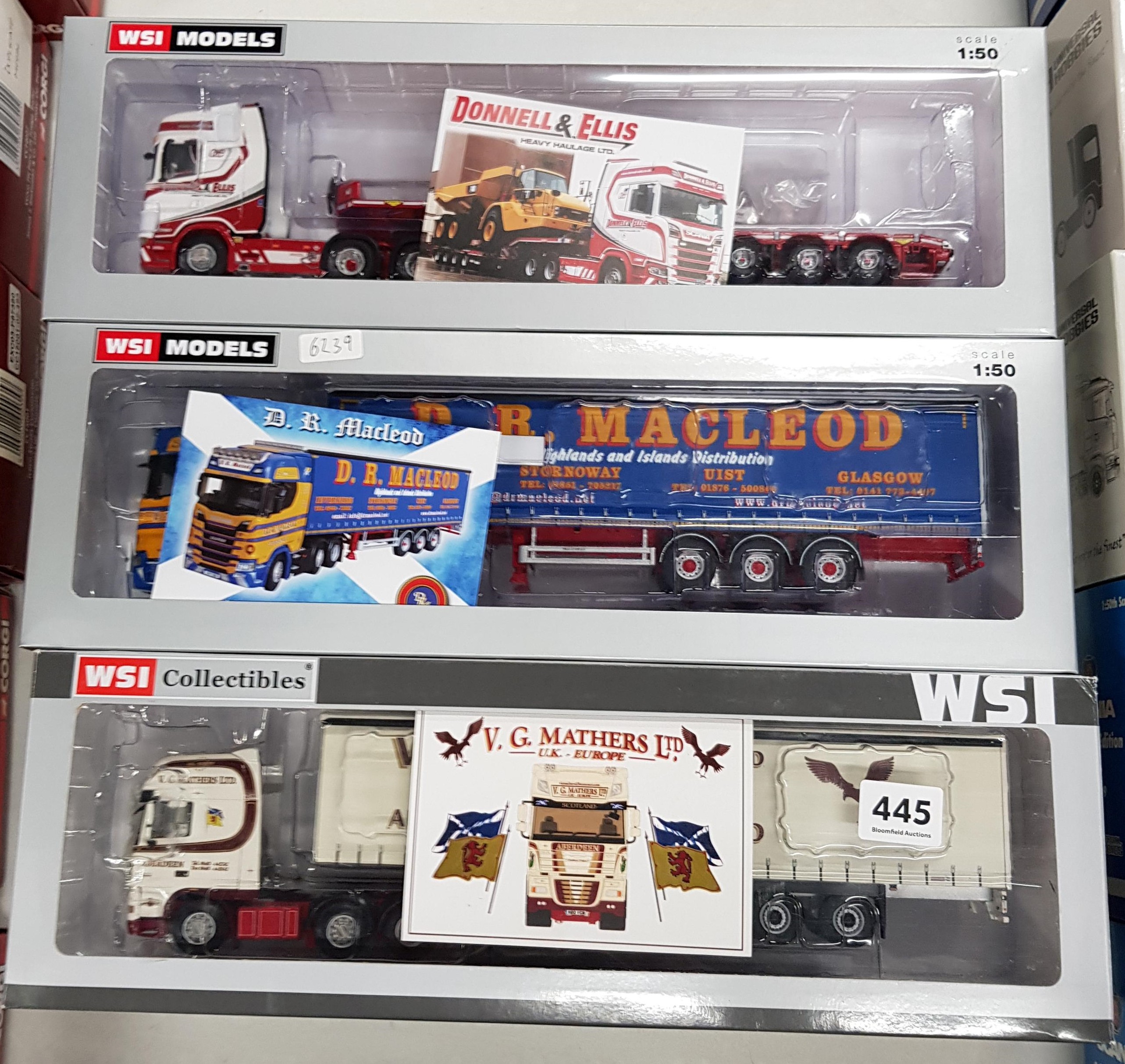 3X WSI COLLECTABLE MODEL TRUCKS, BOXED