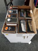 BOX LOT OF NEW EXCLUSIVE FIRST EDITION MODEL BUSES