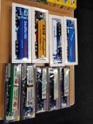 9X BOXED MODEL TRUCKS TO INCLUDE 5 OLD TEKNO