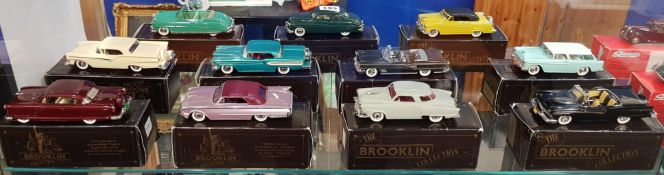 11 BOXED 'THE BROOKLIN COLLECTION' MODEL CARS