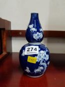 CHINESE BULBUS VASE SIGNED - GOOD CONDITION