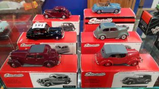 6 BOXED SOMERVILLE MODEL CARS