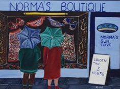 OIL ON CANVAS, NORMAS BOUTIQUE