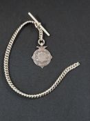 ANTIQUE SILVER FOB MEDAL, GIBSON CUP 1940/41