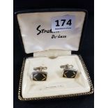 VINTAGE DIAMOND CUT STRATTON CUFFLINKS