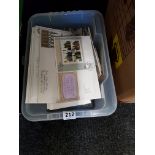 BOX OF GB FDC'S AND PRESENTATION PACKS