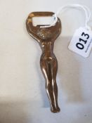 OLD NUDE FIGURE BOTTLE OPENER